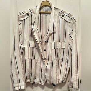 Rails Striped Long Sleeve jacket Sz Medium. Great condition